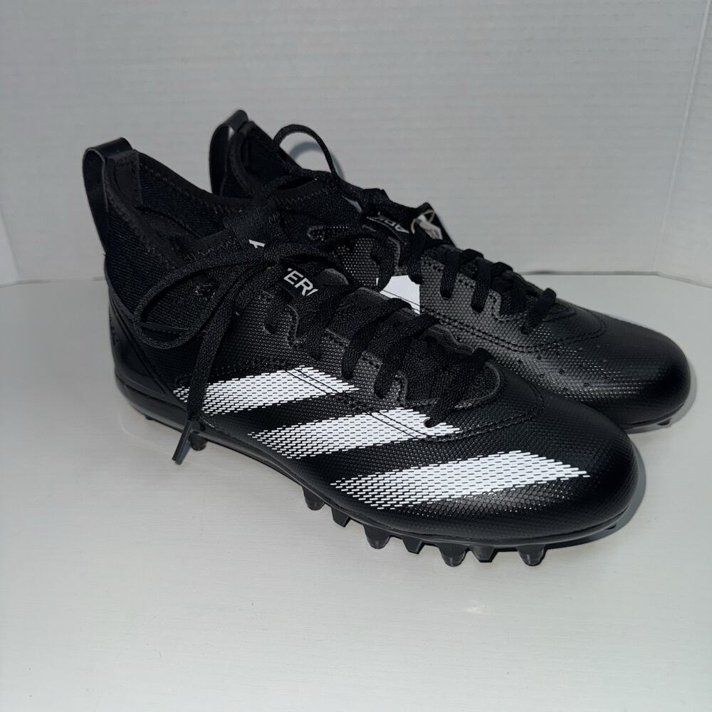 Adidas Adizero Impact.2 Molded Big Kids Football Cleats Shoe Black White Size 5